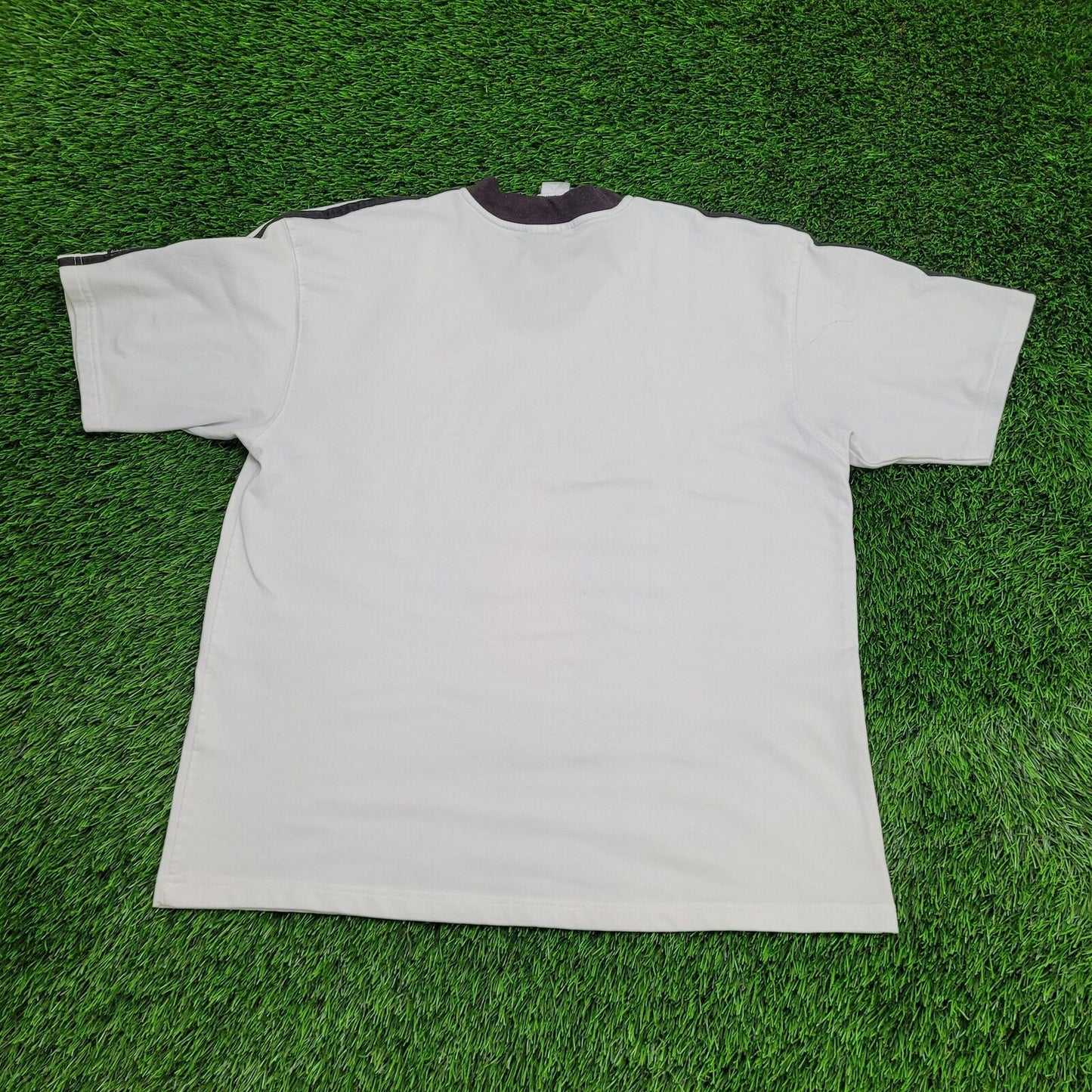 Adidas Trefoil Shirt Large 23x28 White