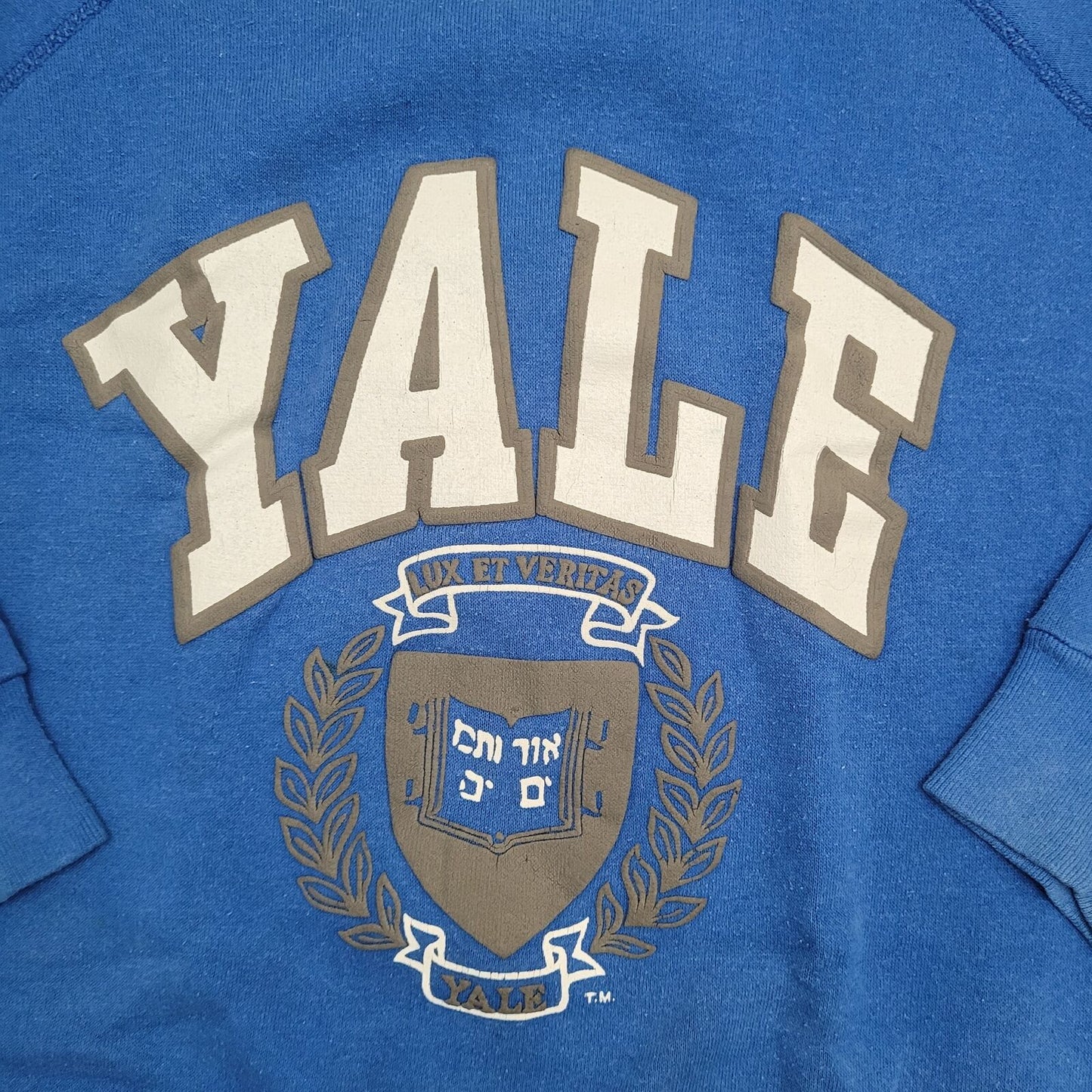 Vintage Yale University Sweatshirt Womens Large 22x22 Blue