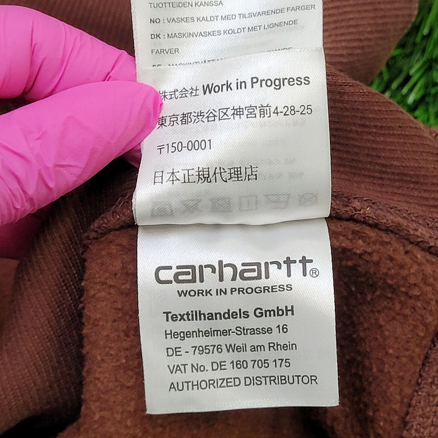 Carhartt Hoodie Jacket Womens Large 22x26 Work-In-Progress