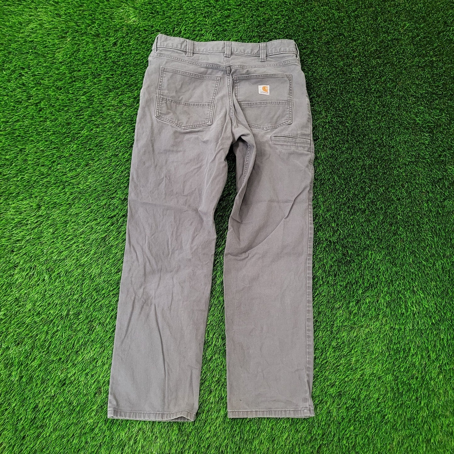 Carhartt Carpenter Pants 32x30 Canvas Pewter-Green