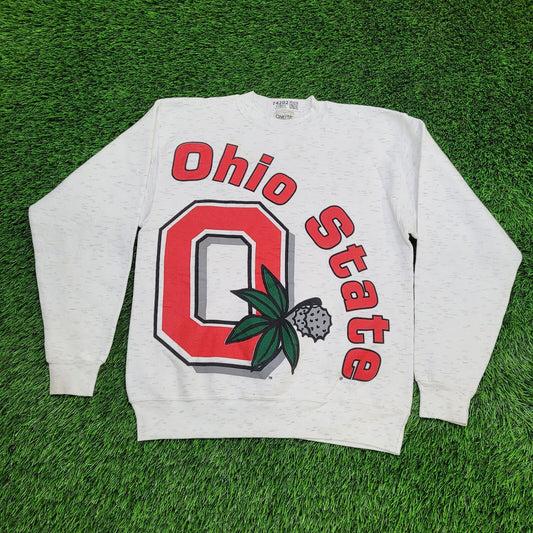 Vintage Ohio State Sweatshirt Womens Medium 20x25 Big-Print