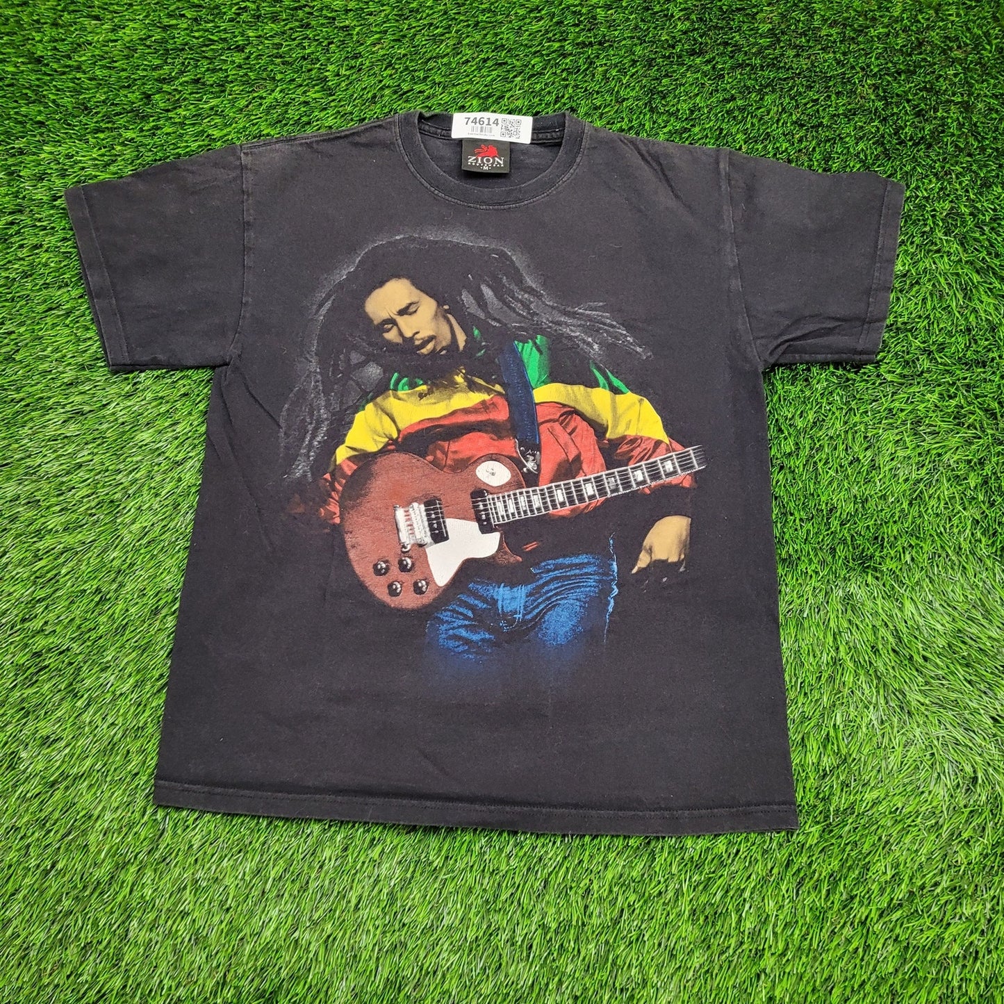 Bob-Marley Shirt Womens Medium 19x25 Reggae USA