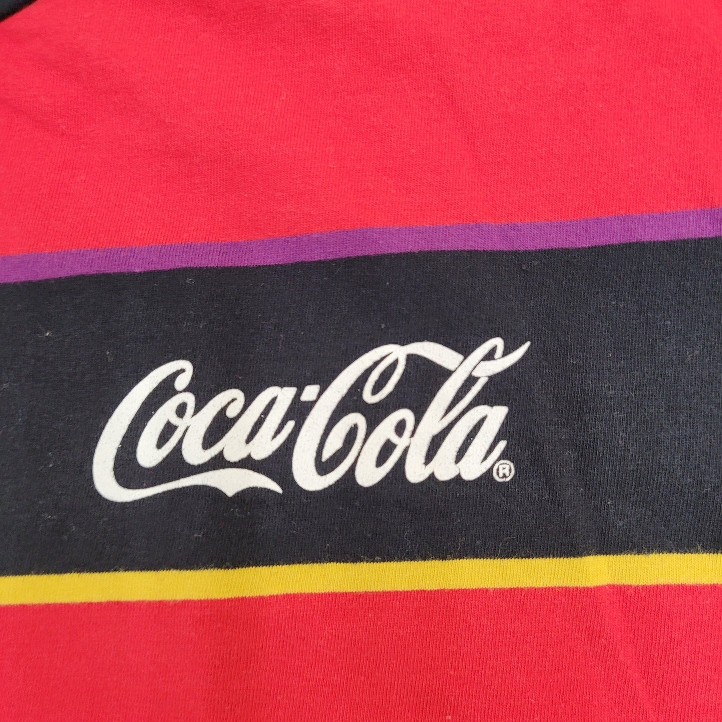 Coca-Cola PacSun Shirt Womens XL 22x26 Striped