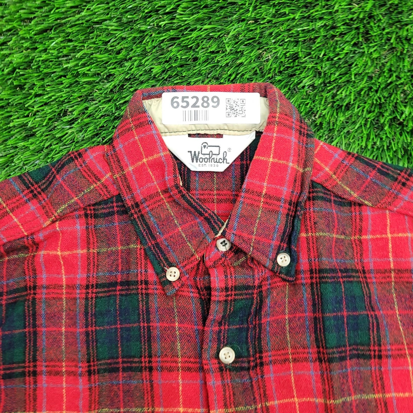 Woolrich Tartan Flannel Button Shirt