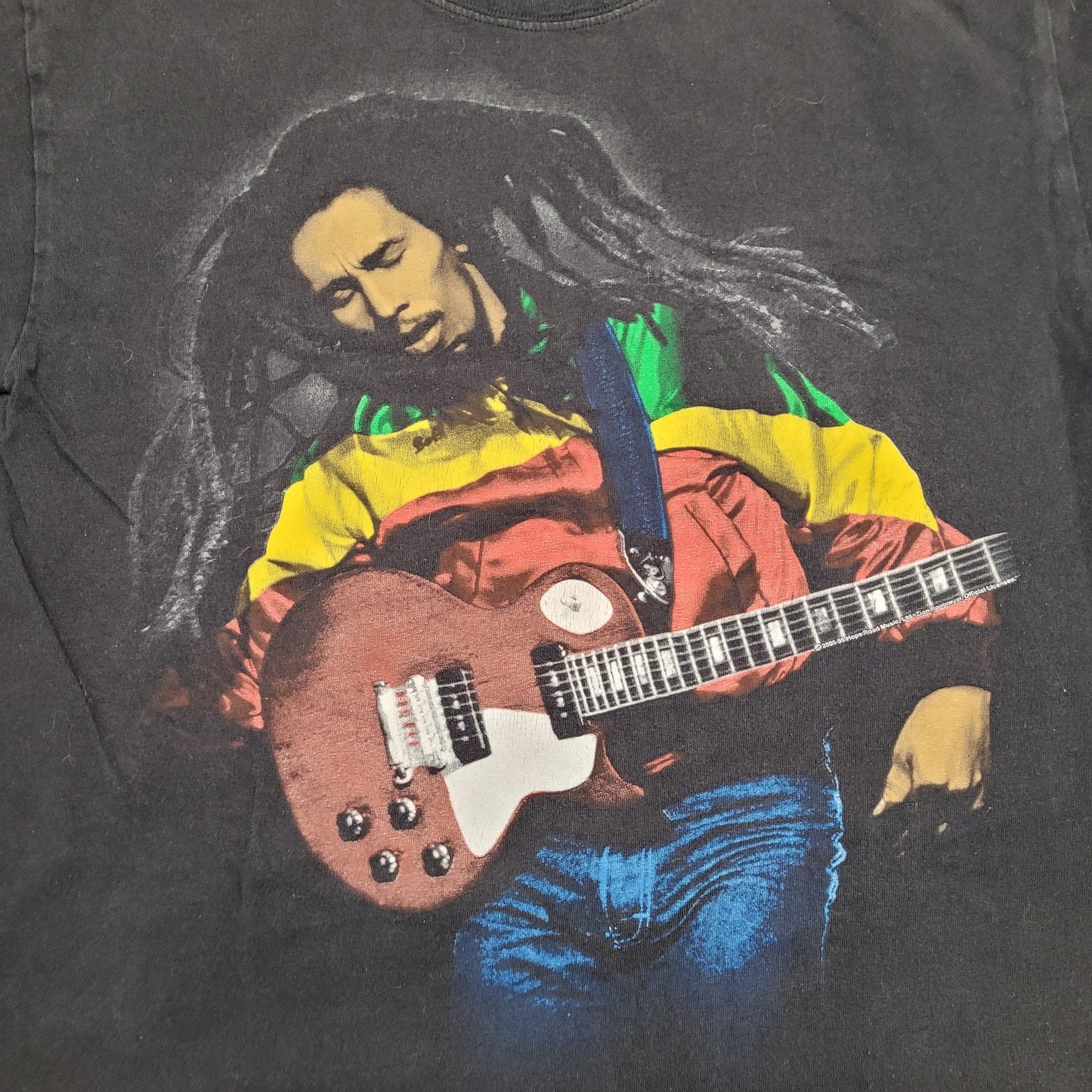 Bob-Marley Shirt Womens Medium 19x25 Reggae USA