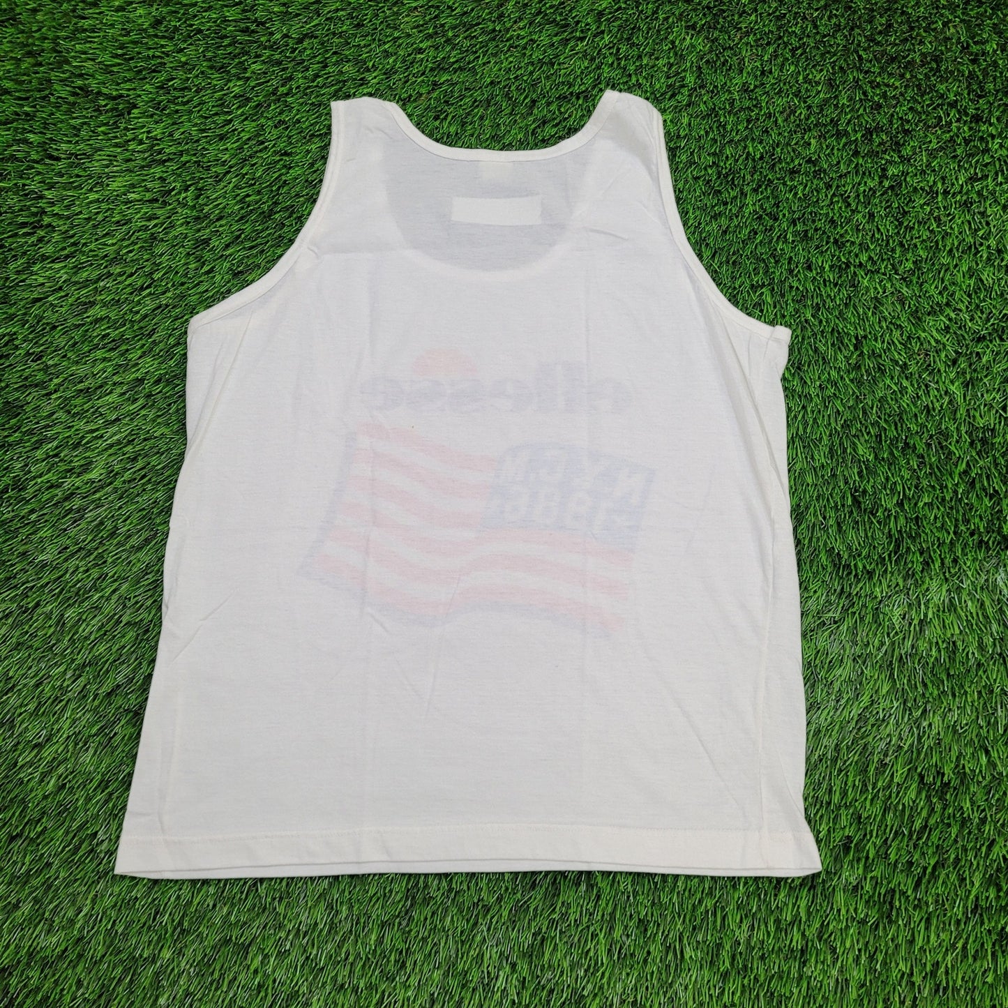 Ellesse NYCM Patriotic Tank Top Medium 19x24 White