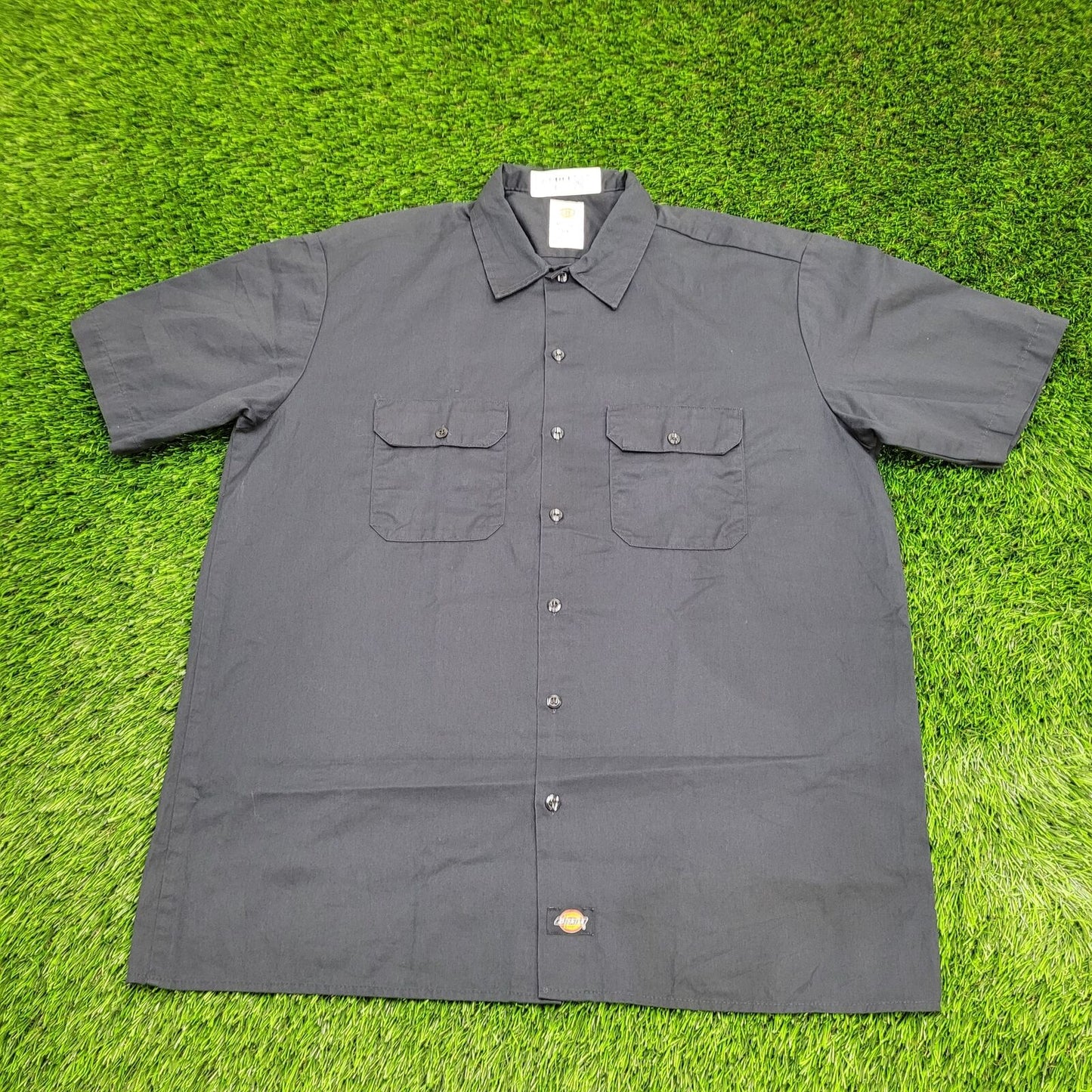 DICKIES Casual Button Shirt XL 26x32 Blue