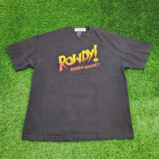 WWE Ronda-Rousey Shirt XL 23x28 Faded-Black