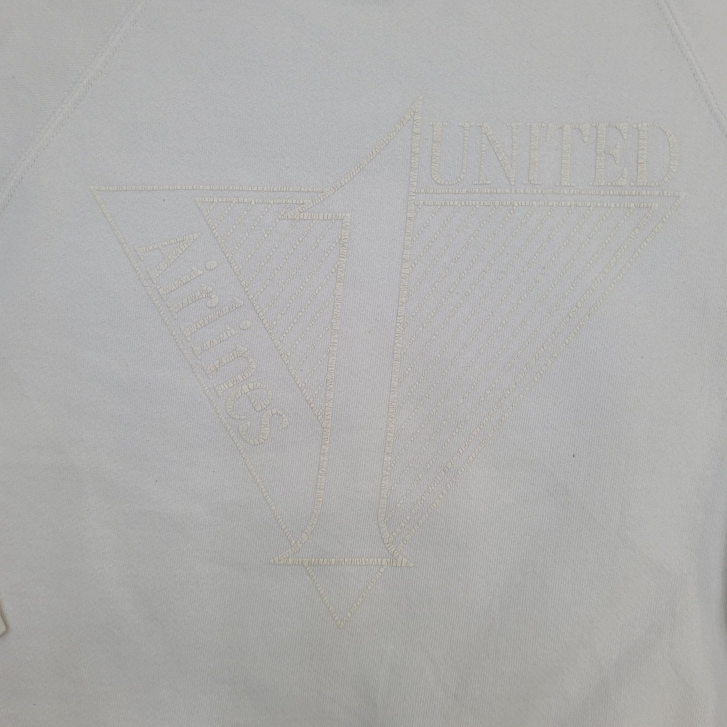 Vintage United-Airlines Sweatshirt Womens M/L 19x23 White