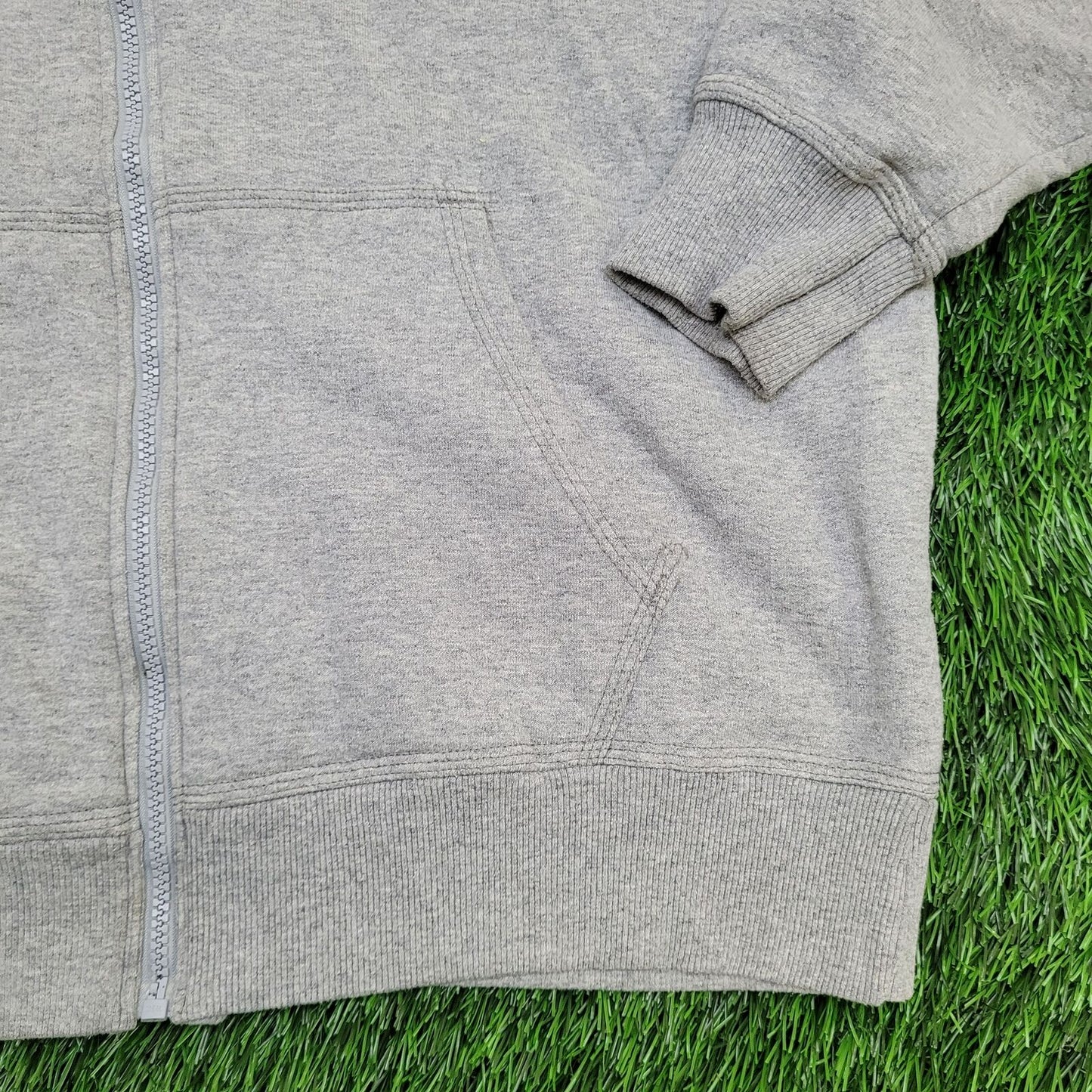 Champion Zip Hoodie Large 24x26 Gray