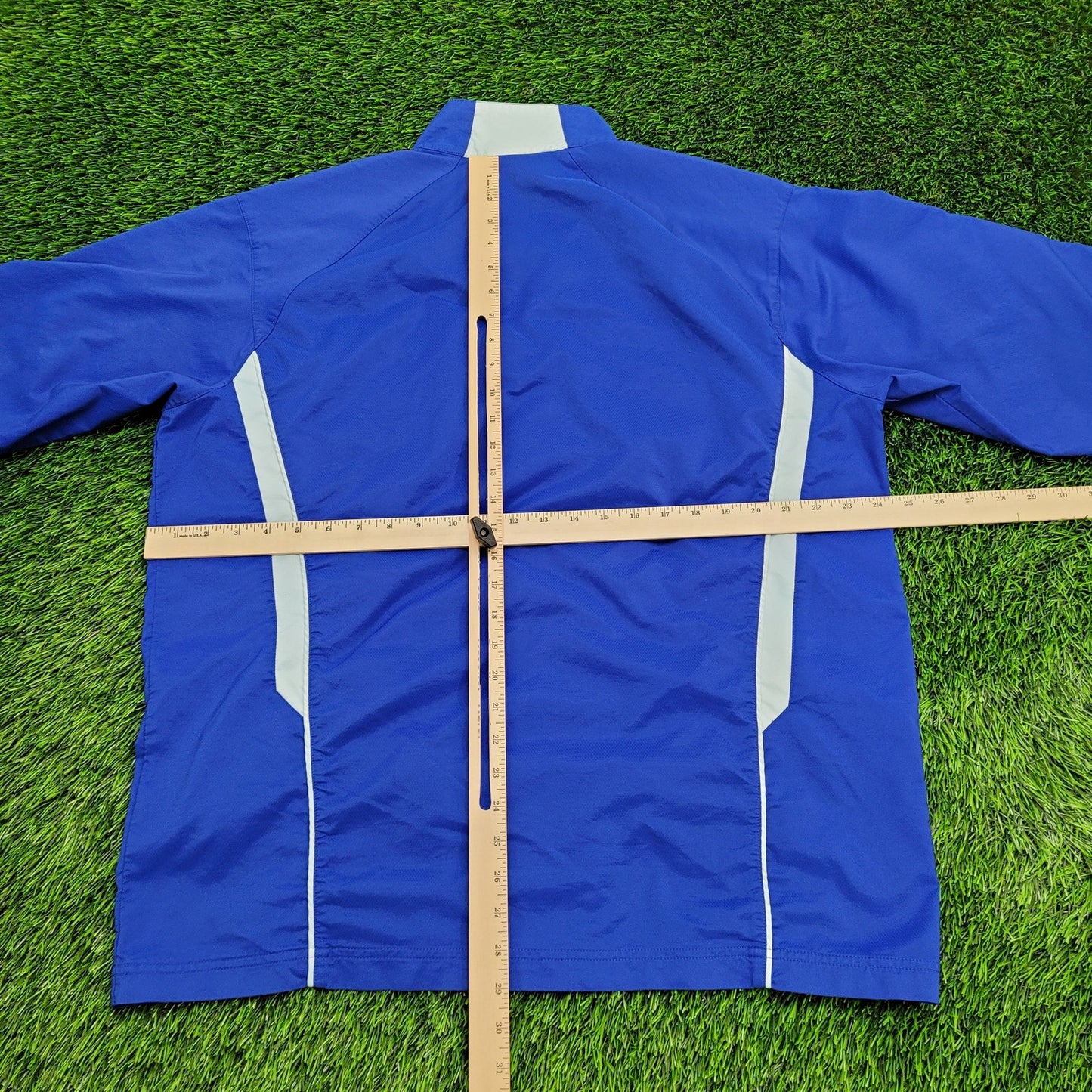 Vintage Under-Armour Windbreaker XL 24x29 Blue