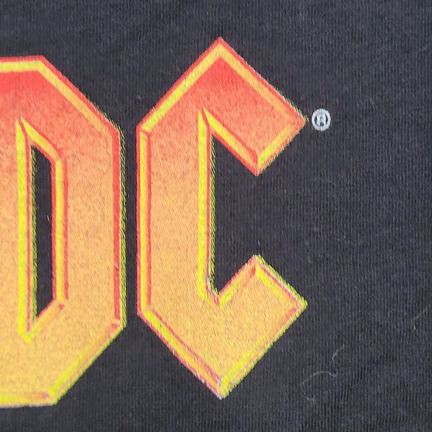 ACDC Shirt Womens XL 21x27 Back-In-Black