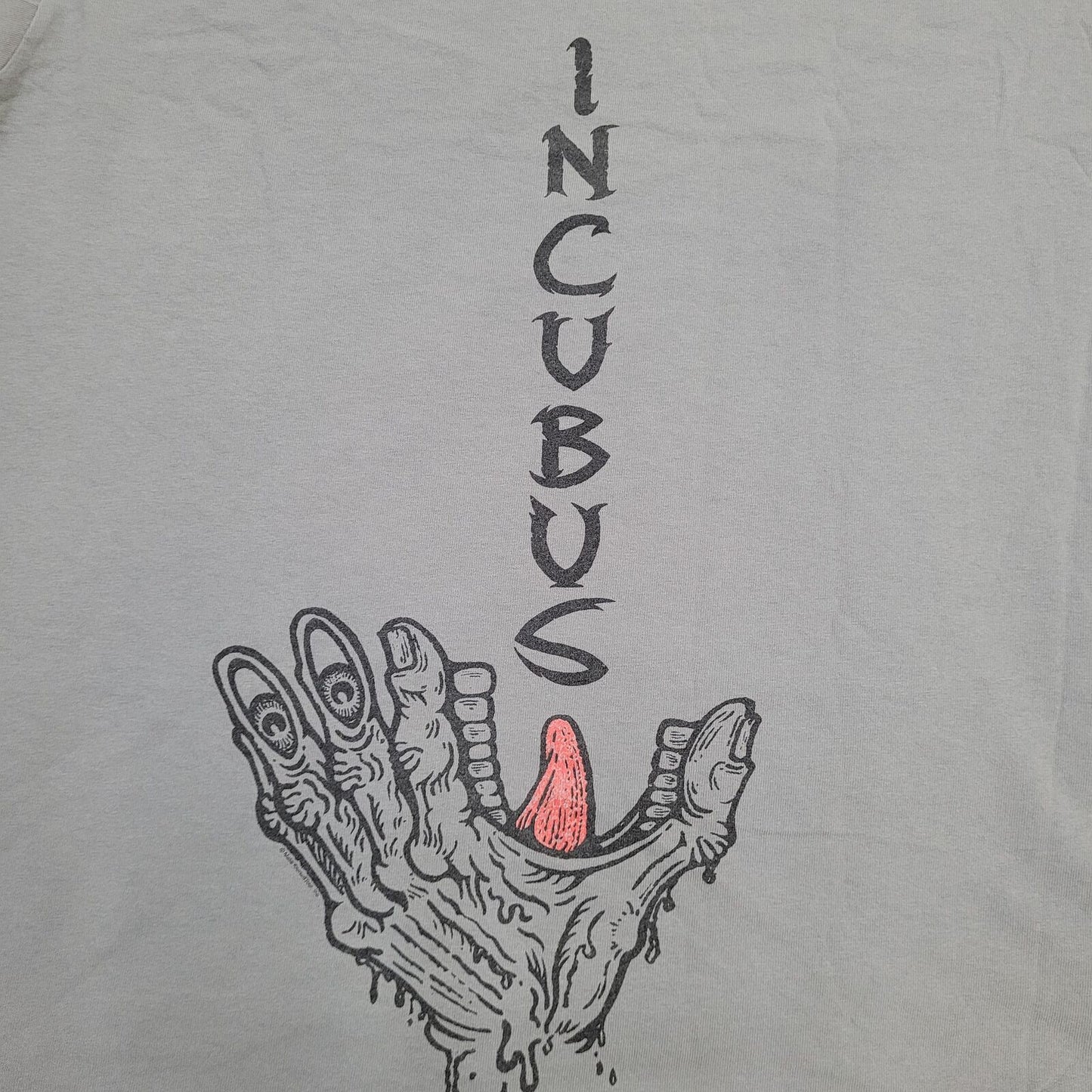 Vintage Y2K Incubus Rock Shirt Medium 20x24 Gray