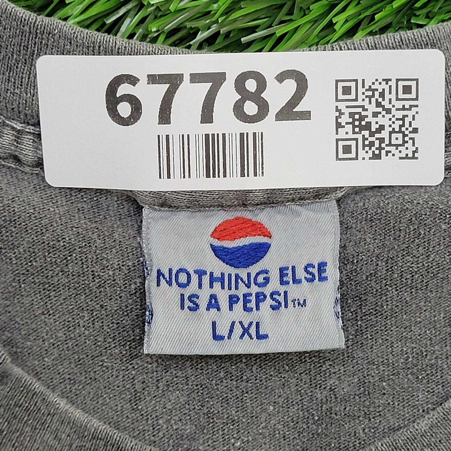 Vintage Pepsi Shirt L/XL 23x31 Gray USA