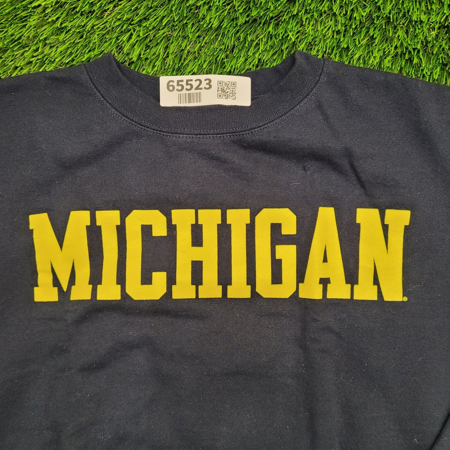 Champion Michigan Wolverines Sweatshirt S-Short 20x23