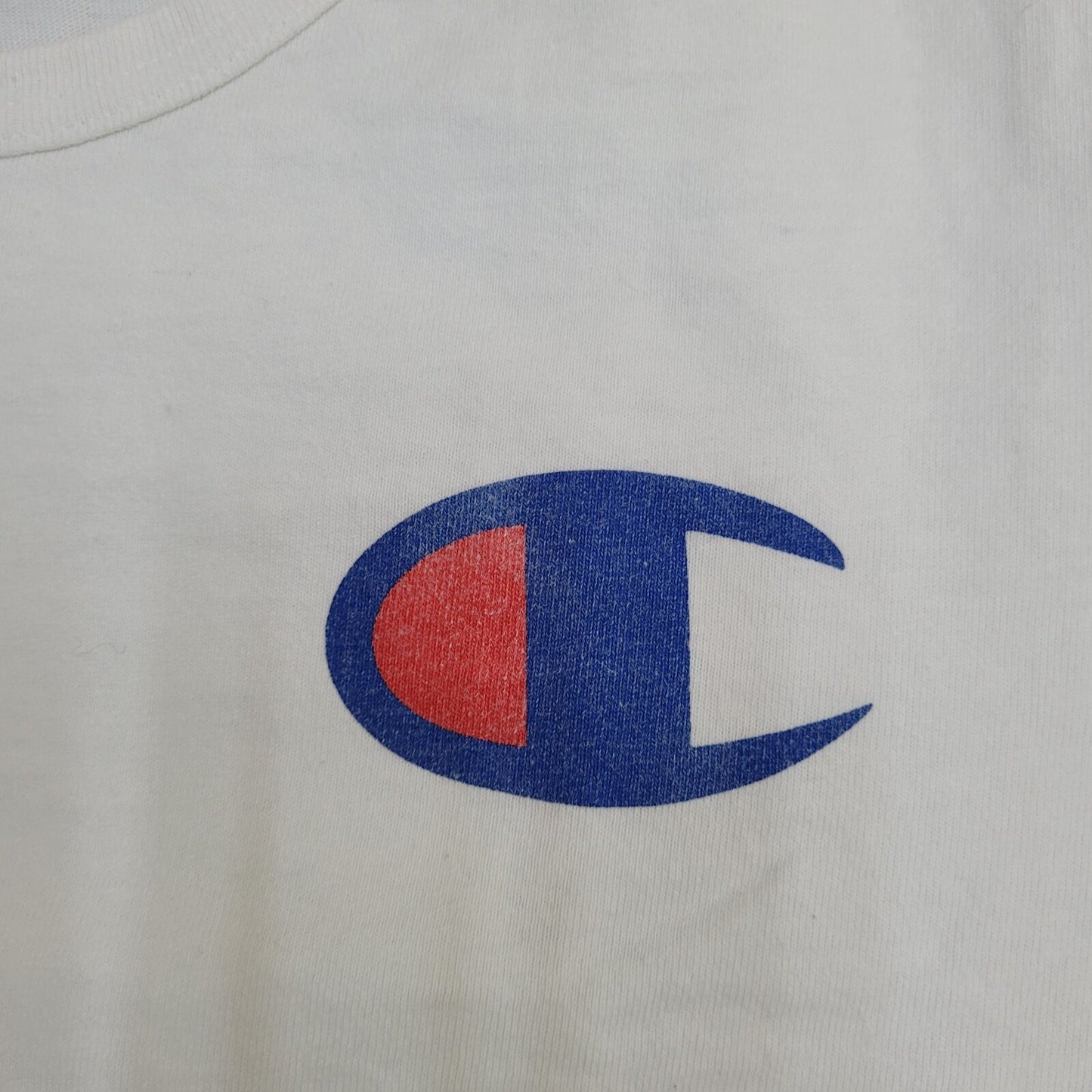 Vintage Y2K Champion Shirt Medium 19x25 White