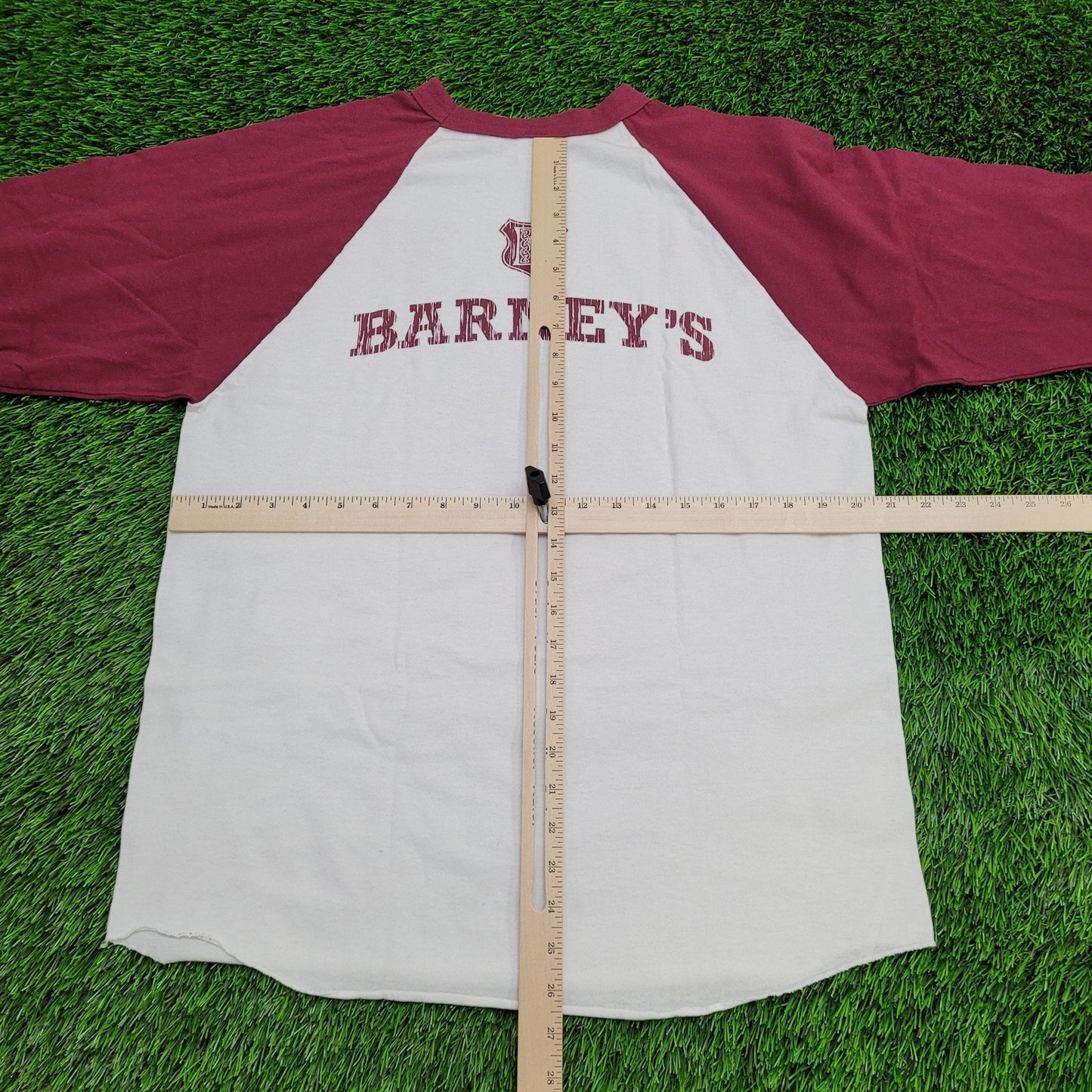 Barneys Crest Raglan Shirt L