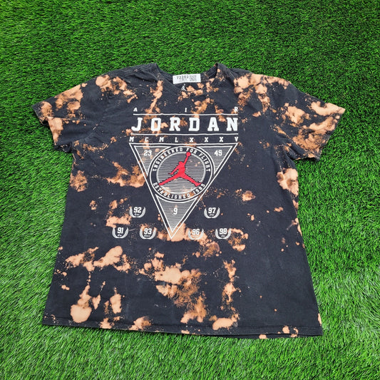 Air-Jordan Shirt Womens XL 23x26 Upcycled Bleached