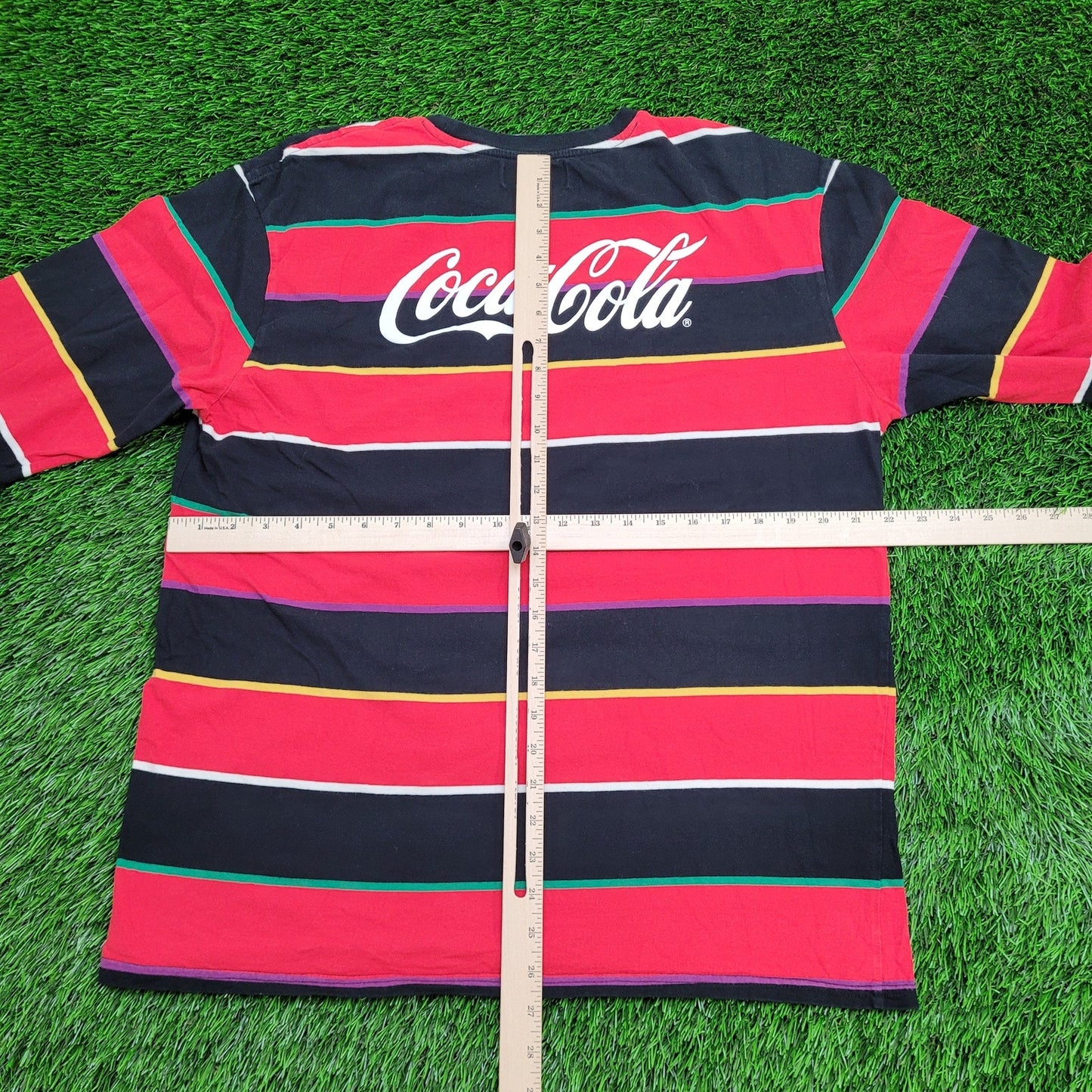 Coca-Cola PacSun Shirt Womens XL 22x26 Striped