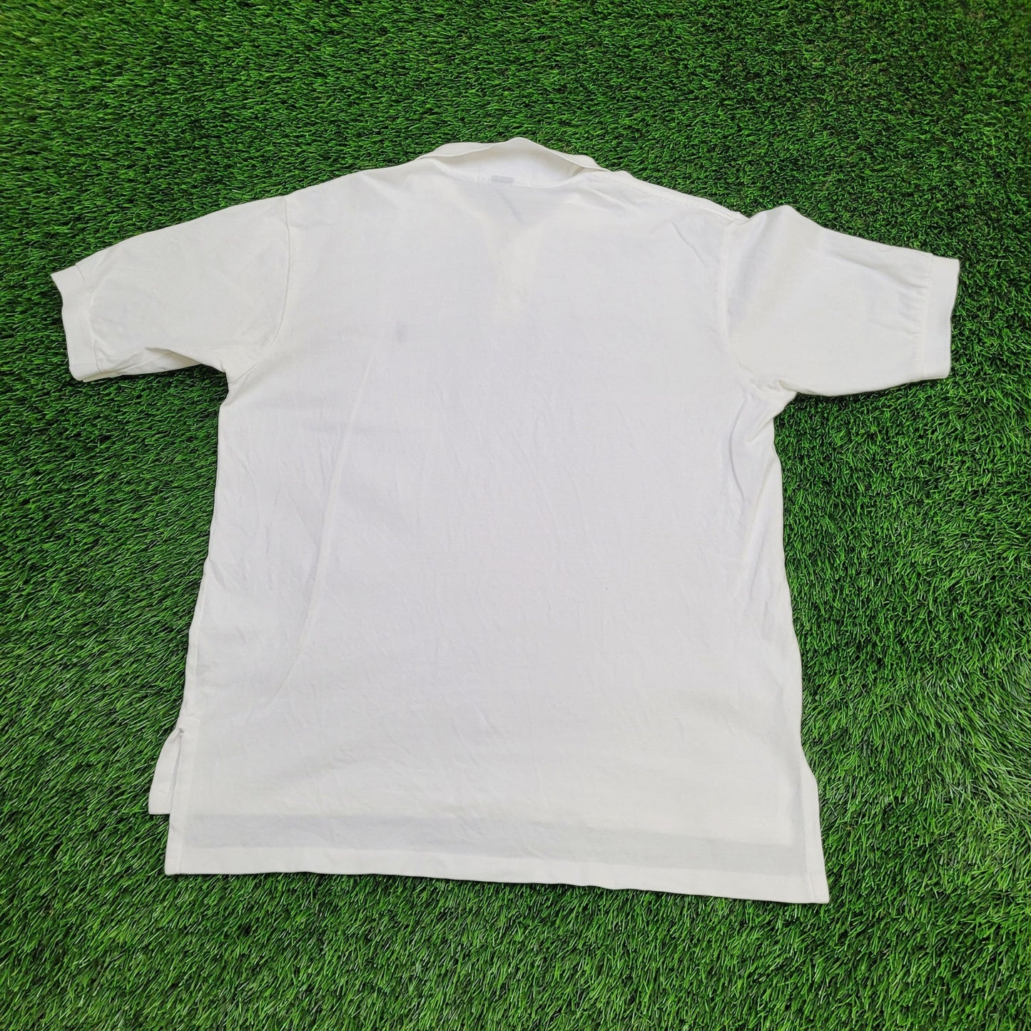 Vintage Y2K Ralph-Lauren Polo Shirt Large 22x29 White