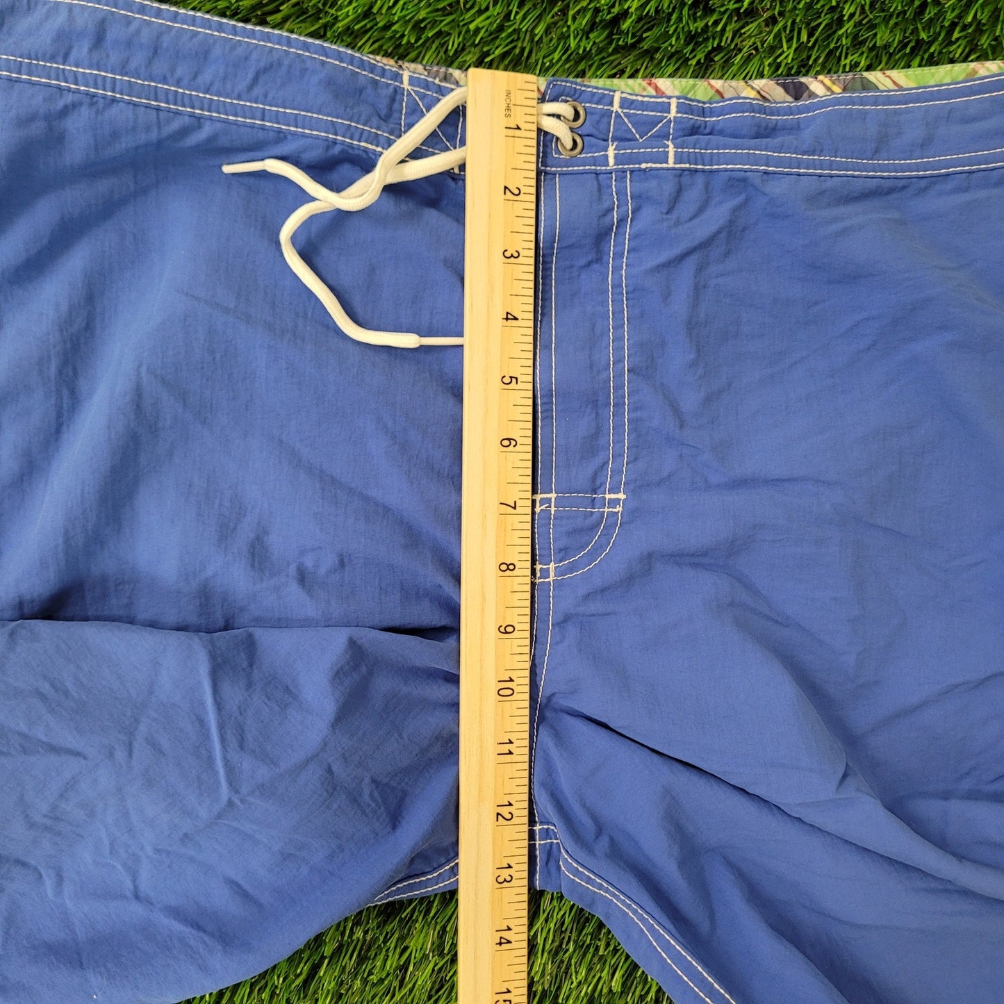 Vintage Y2K Ralph-Lauren Swim Shorts Large 38x9 Blue