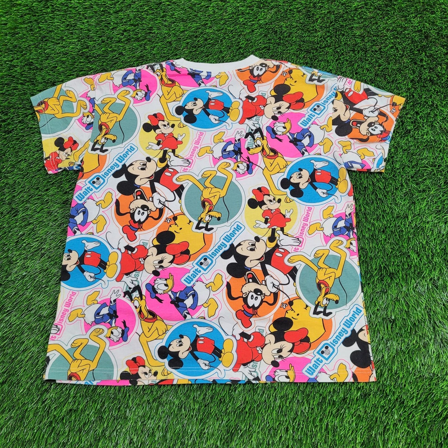 Disney AOP Shirt Womens Medium 22x24 Oversized