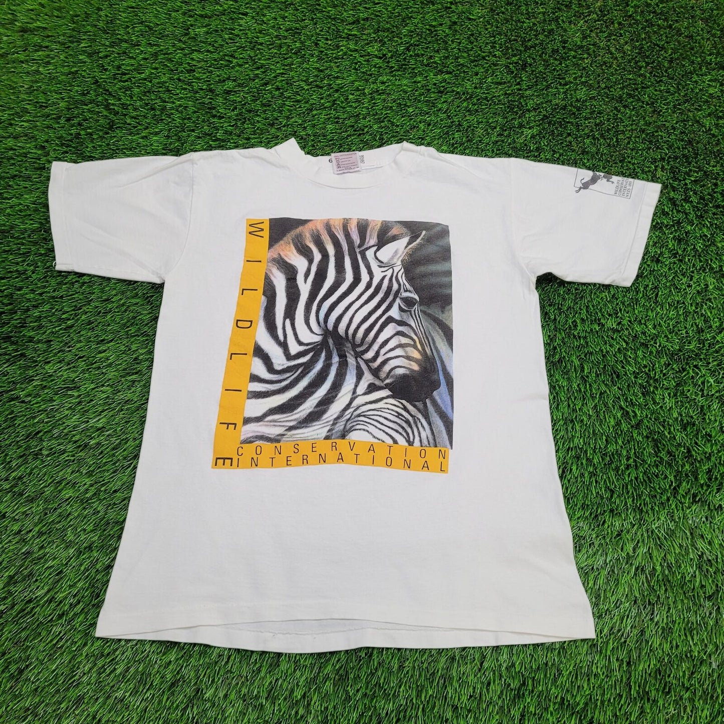 Wildlife Conservation International Shirt Large 19x25 White