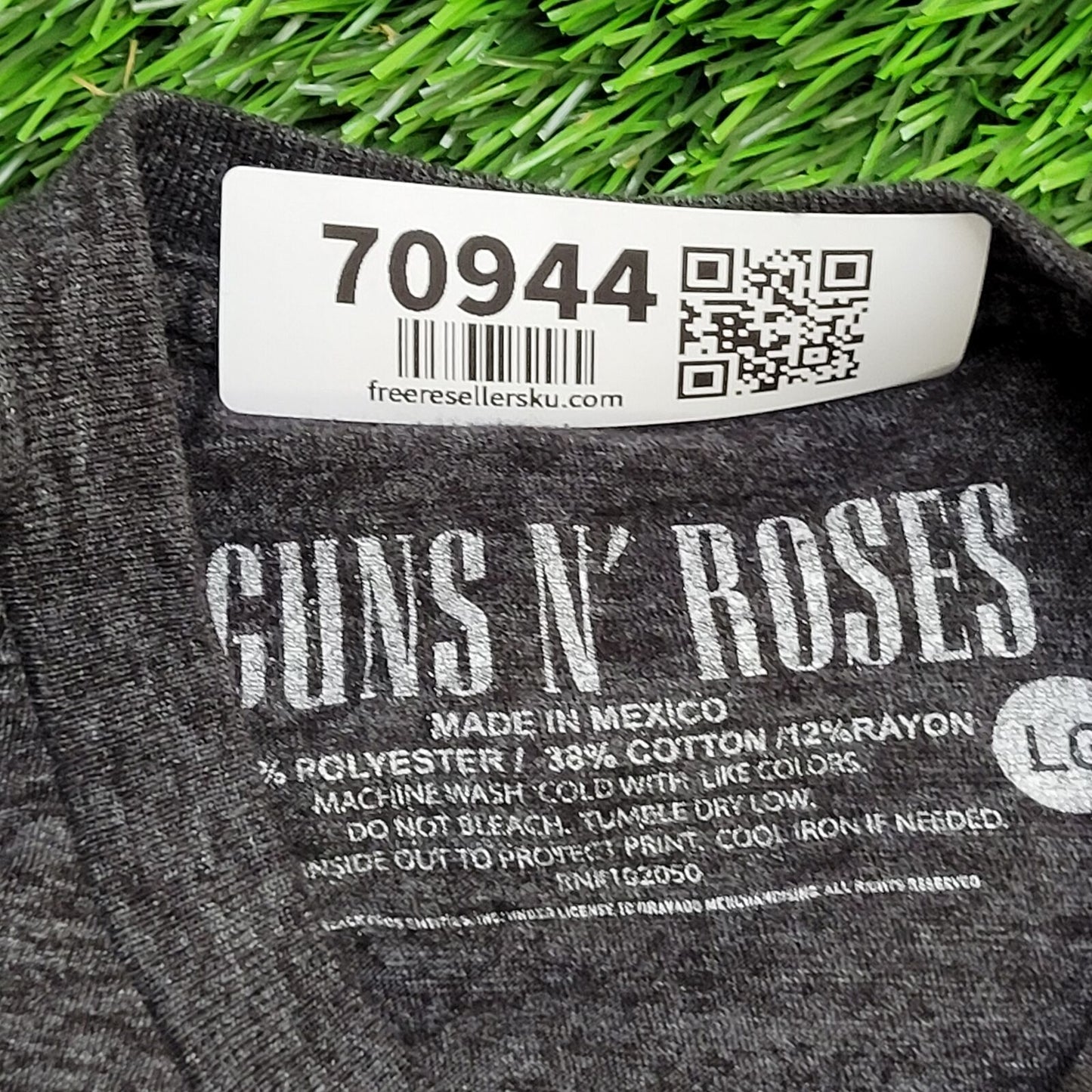 Guns-N-Roses Shirt Womens Large 20x26 Gray