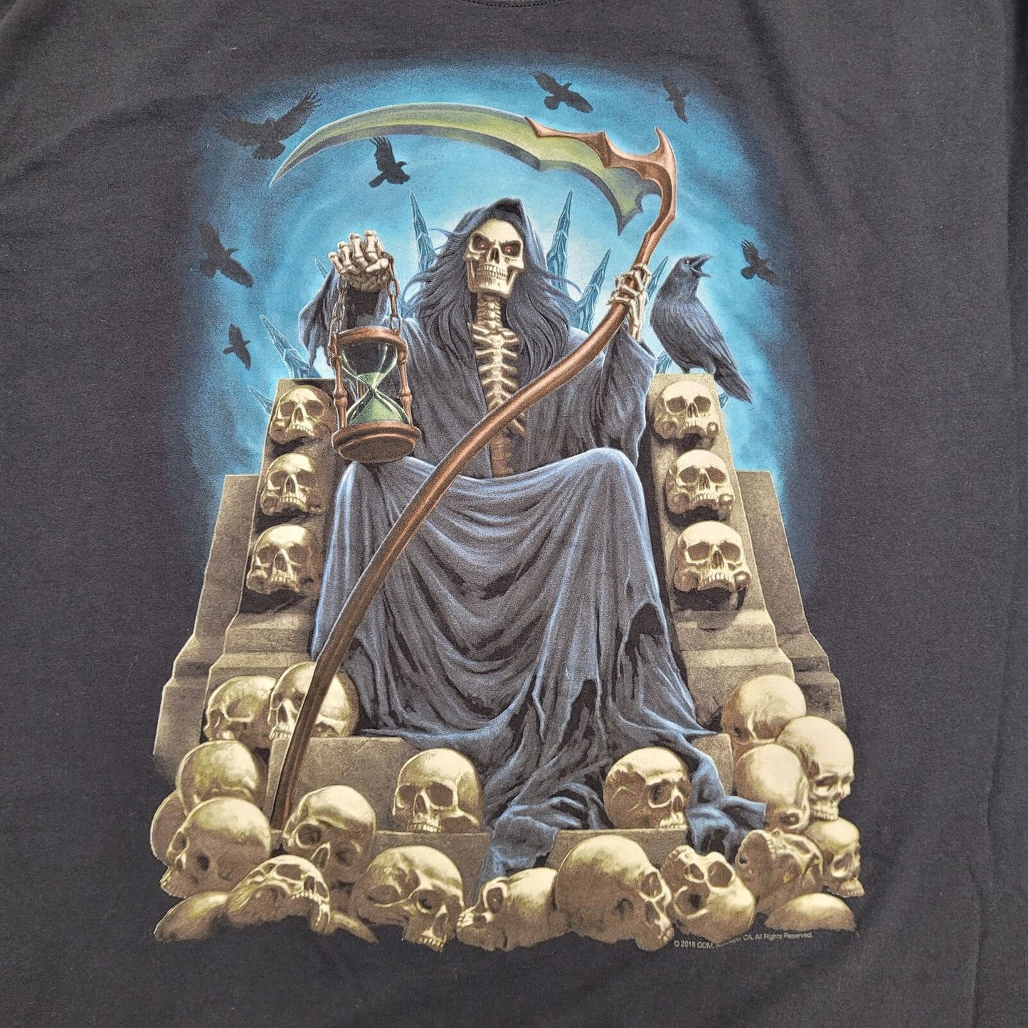 Grim-Reaper Shirt 2XL 25x28 Black