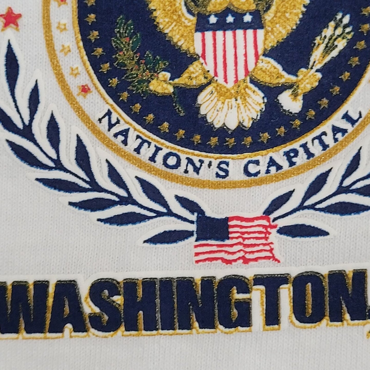 Vintage Washington DC Shirt XL 24x27 White