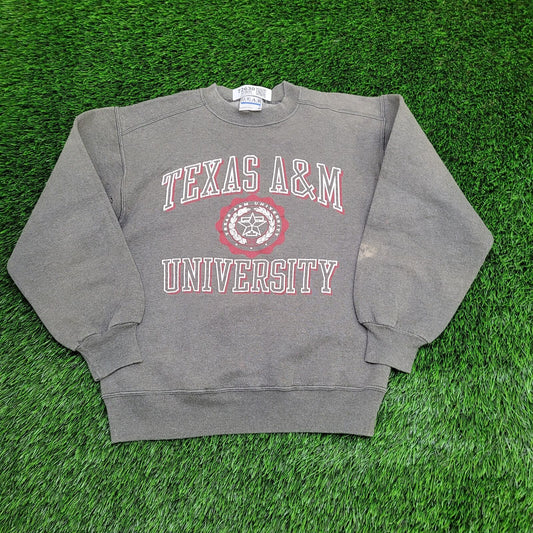 Vintage Texas A&M University Sweatshirt Womens Small 18x23