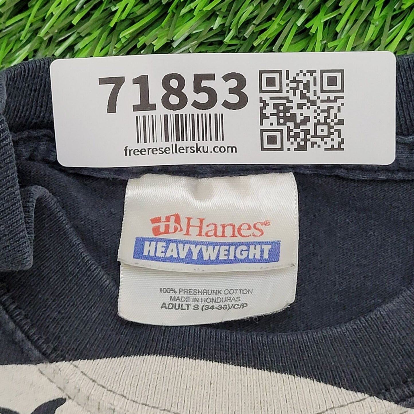 Hanes Shirt Small 17x25 Black