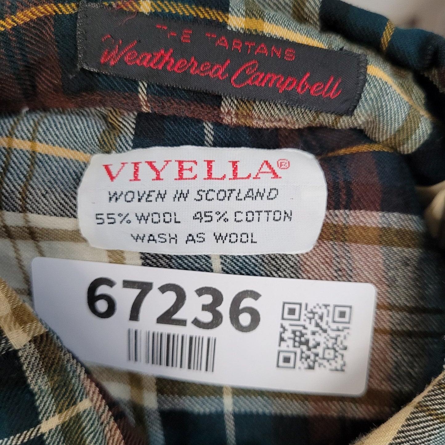 Vintage Viyella Extra-Baggy Shirt Womens Large 23x30 Plaid