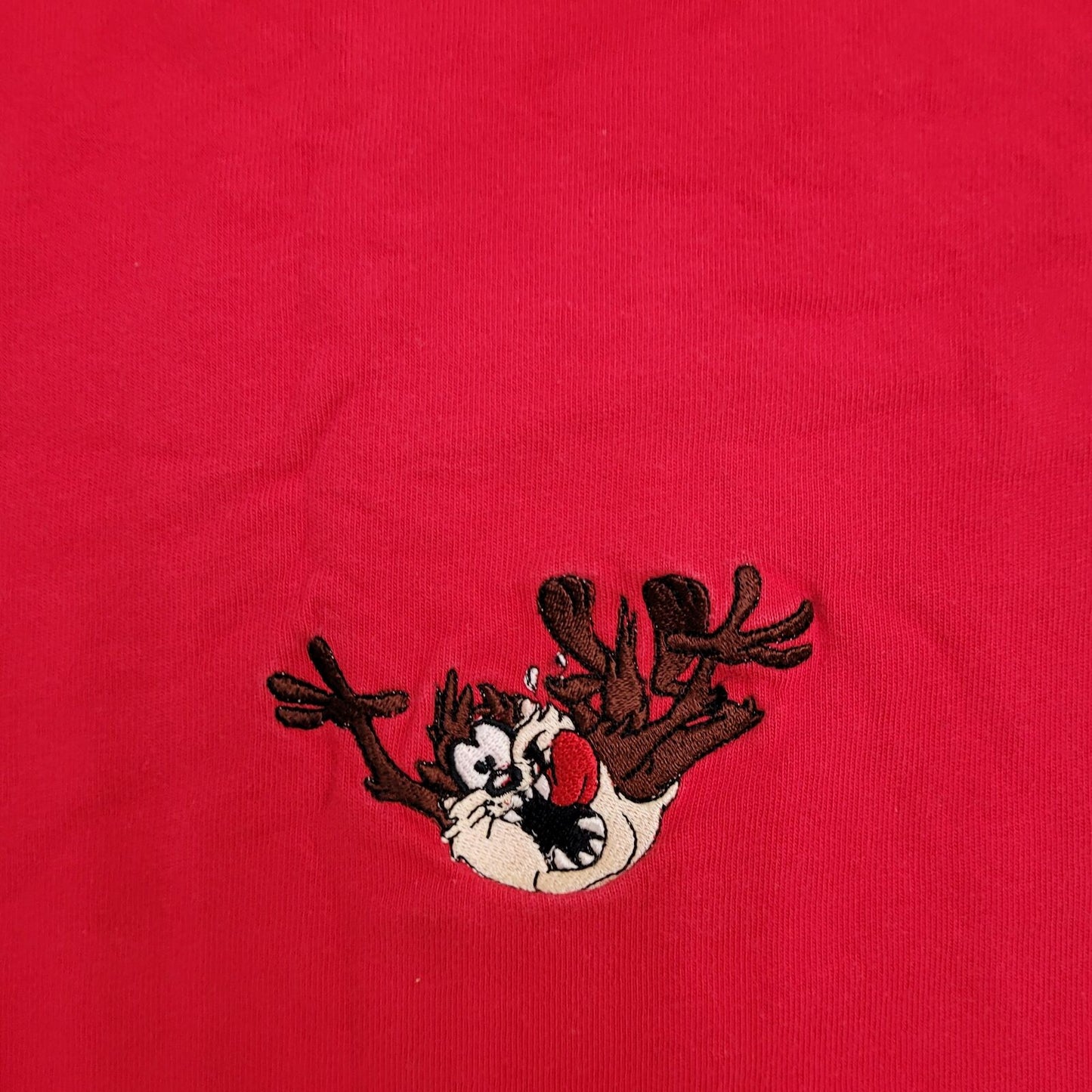 Vintage Y2K Looney-Tunes Shirt Womens Large 21x25 Red