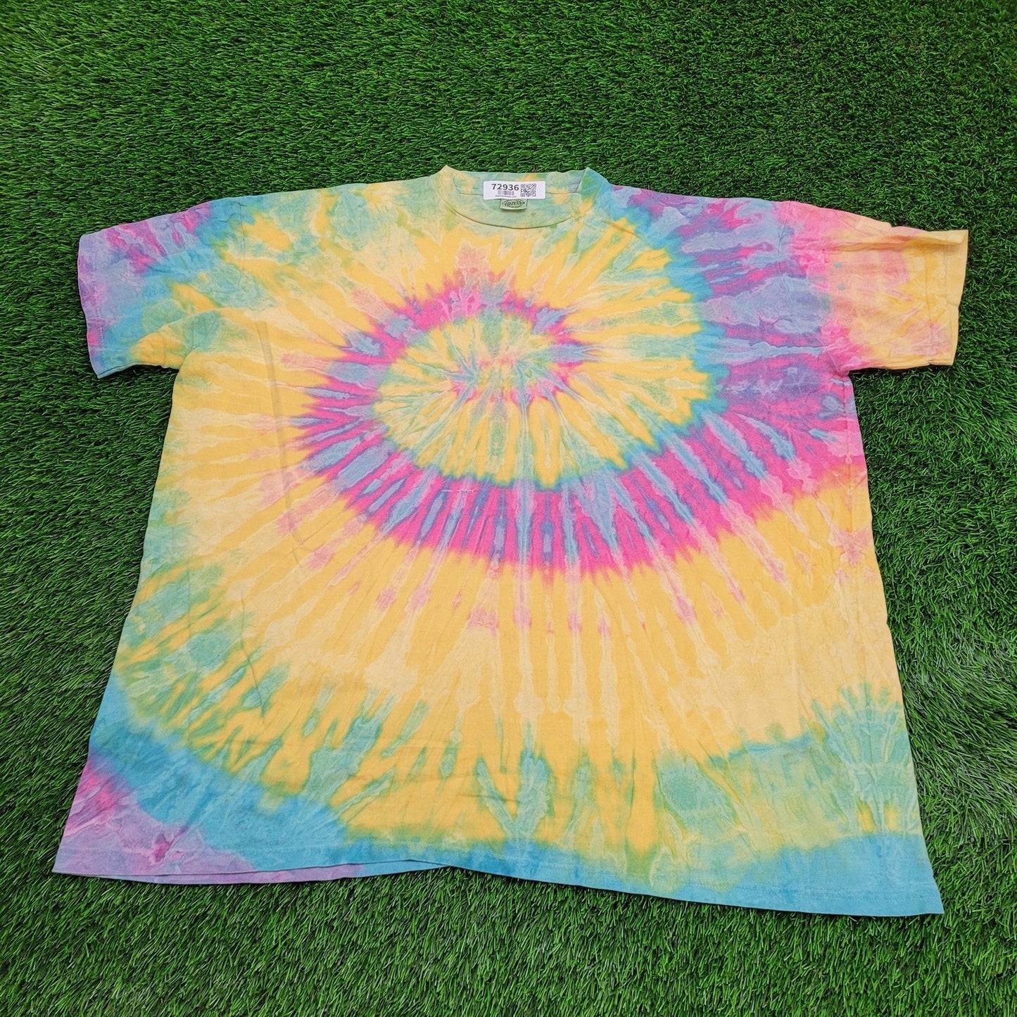 Vintage Tie-Dye Shirt 3XL 30x31 Baggy Y2K USA