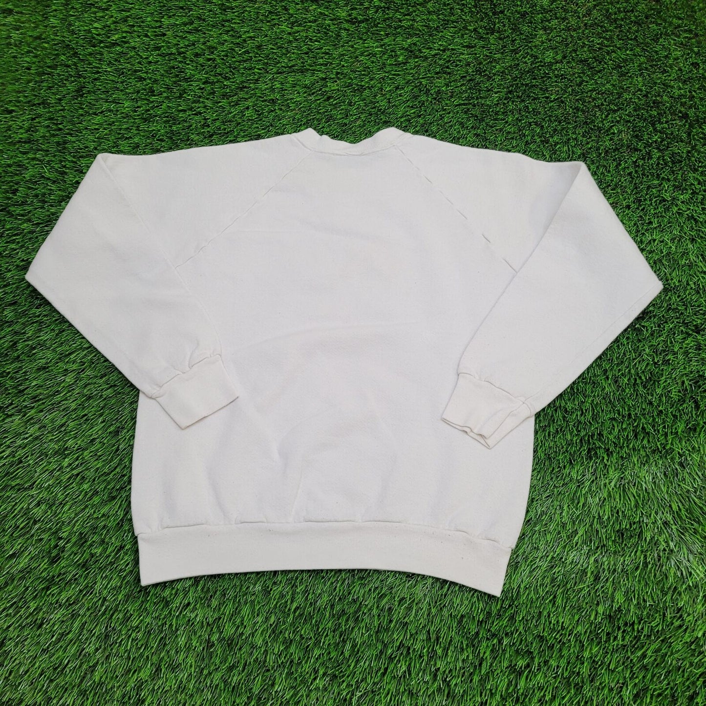 Vintage Teddy Bear Sweatshirt Womens Large 19x22 White