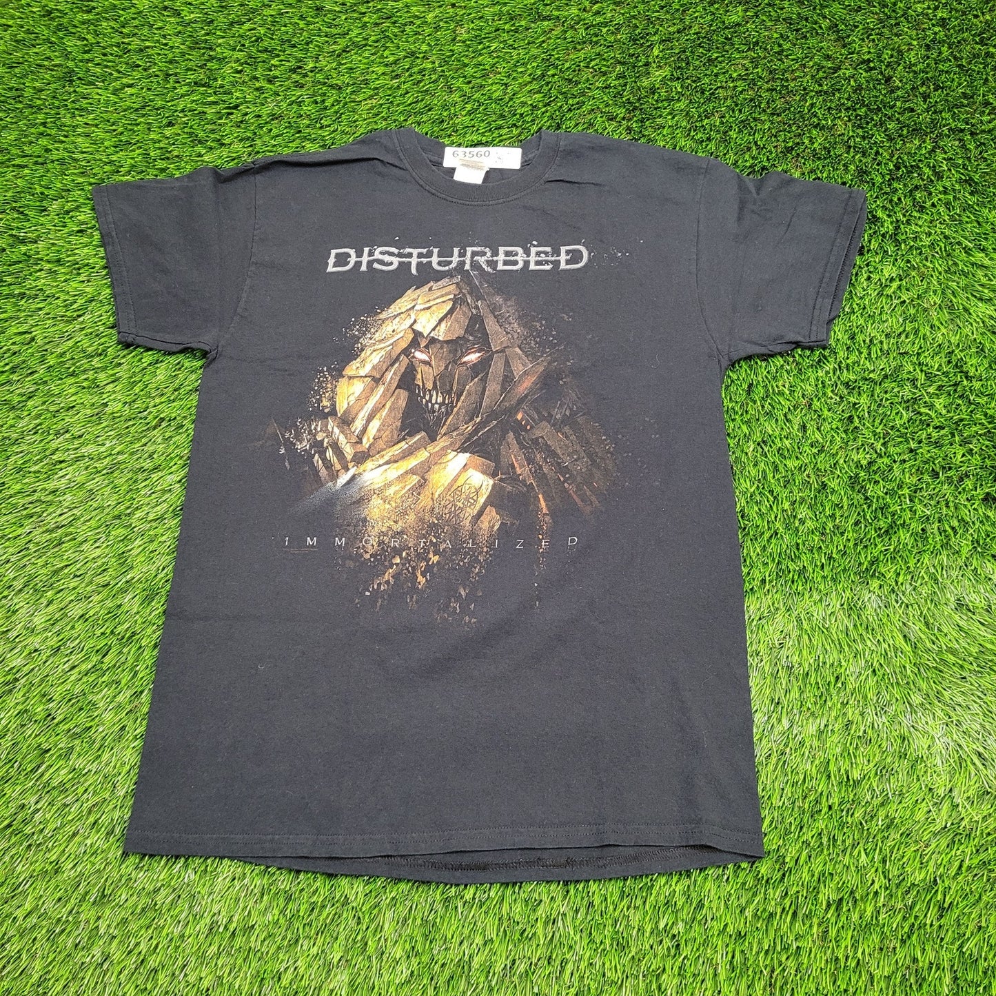 Disturbed Immortalized The-Guy Band Shirt M 19x26 Black