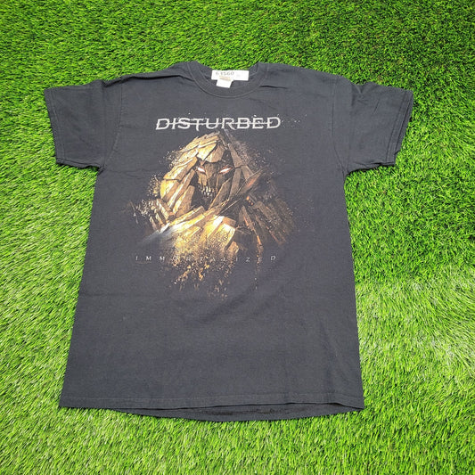 Disturbed Immortalized The-Guy Band Shirt M 19x26 Black