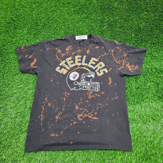 Vintage Pittsburgh Steelers Shirt Large 21x26 Black