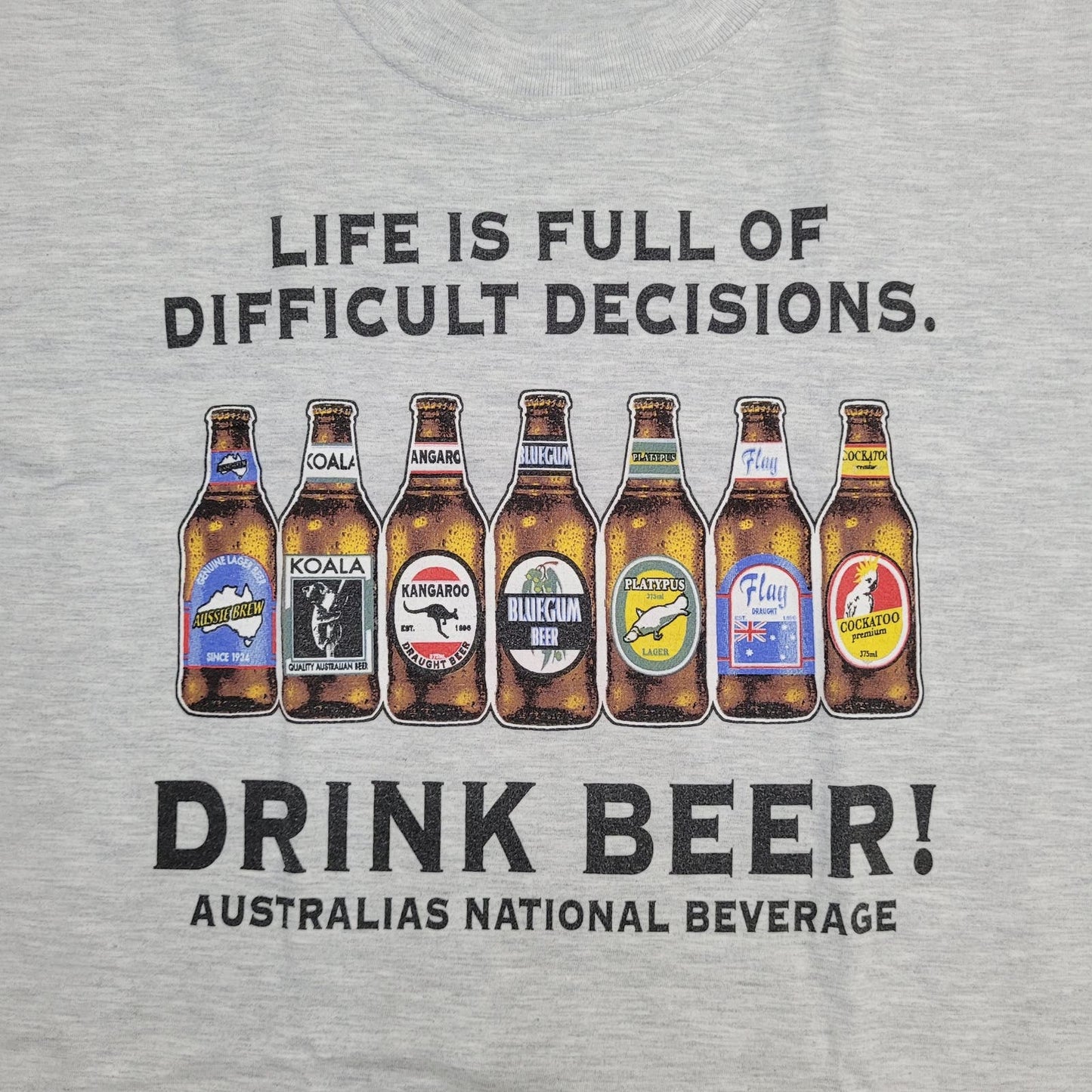 90s Aussie Beer Slogan Shirt S-Short