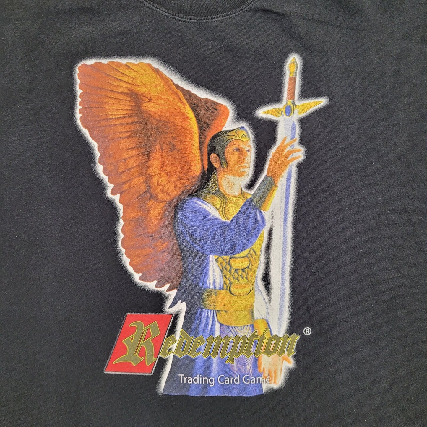 Vintage Y2K Redemption Archangel Shirt Medium 20x26 Black