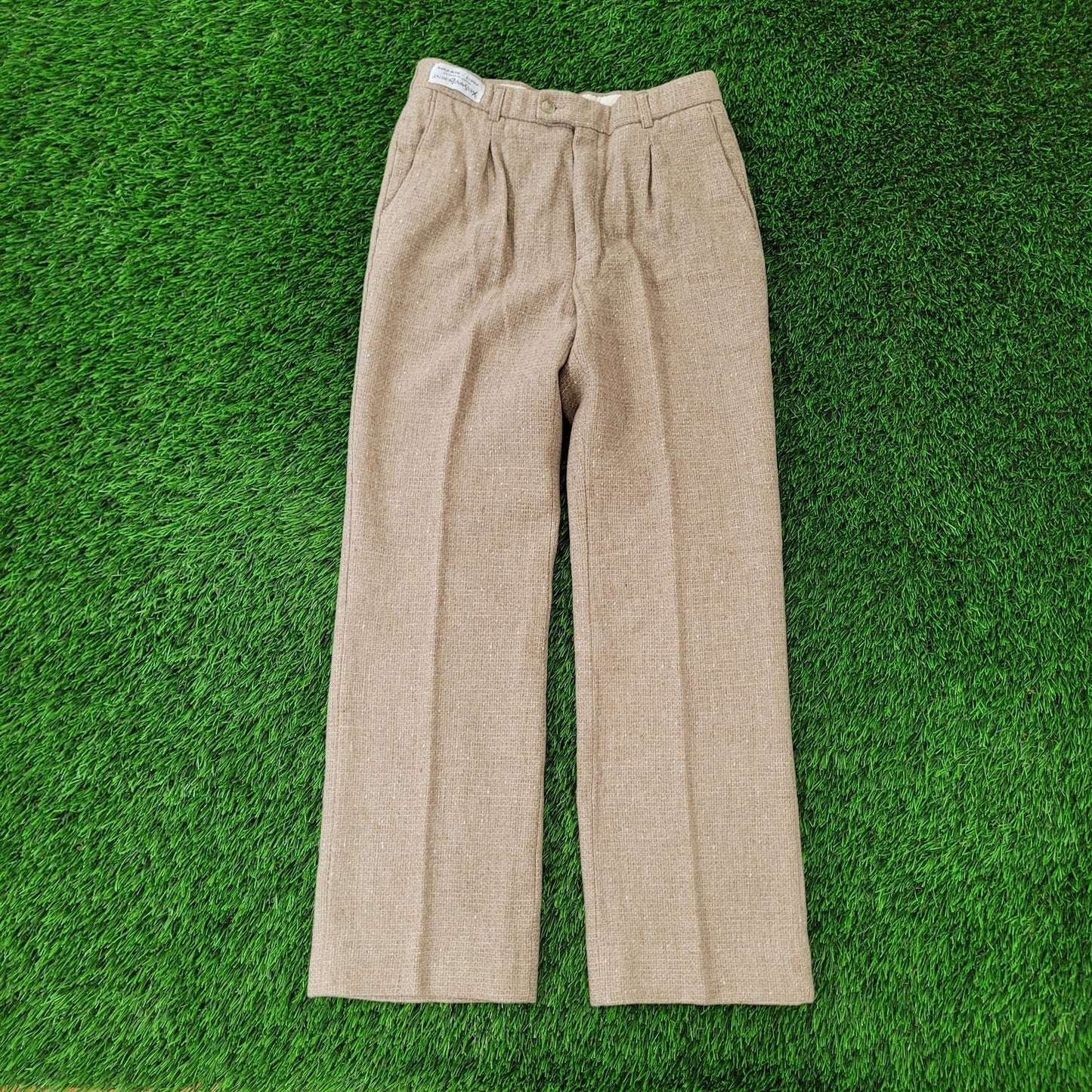 Yves-Saint-Laurent YSL Dress Pants Womens 3/4 27x27 Beige