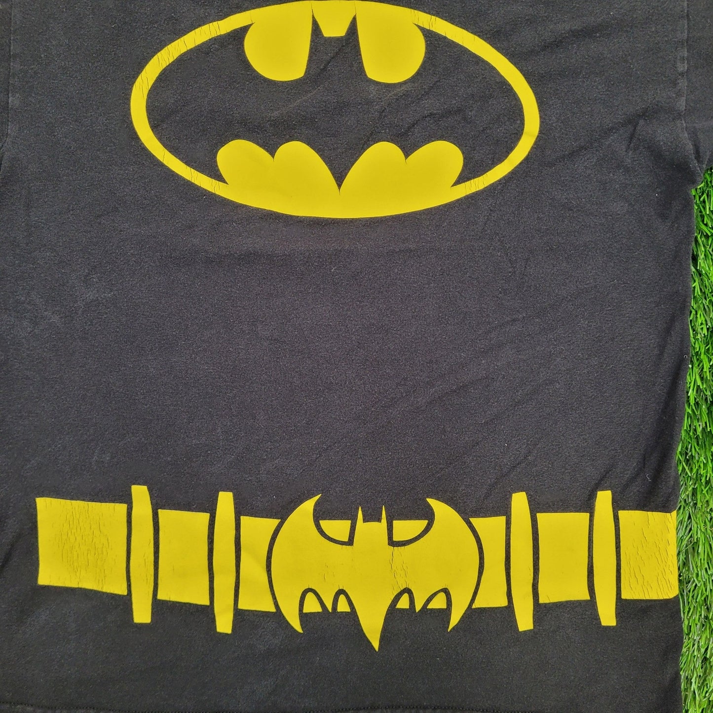 Batman Shirt Womens Small 17x24 Faded-Black