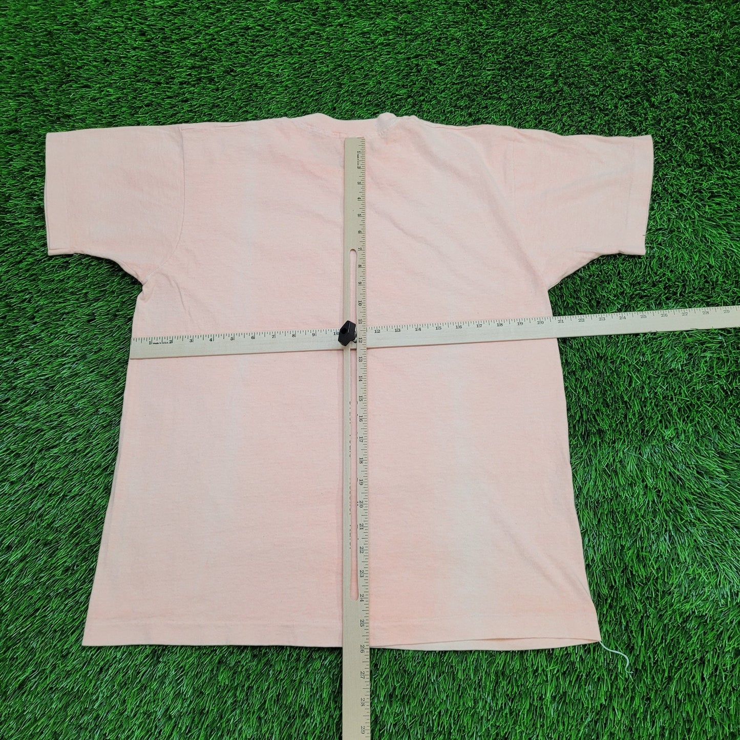 Vintage Surfer Shirt Womens Large 21x26 Peach Virginia-Beach