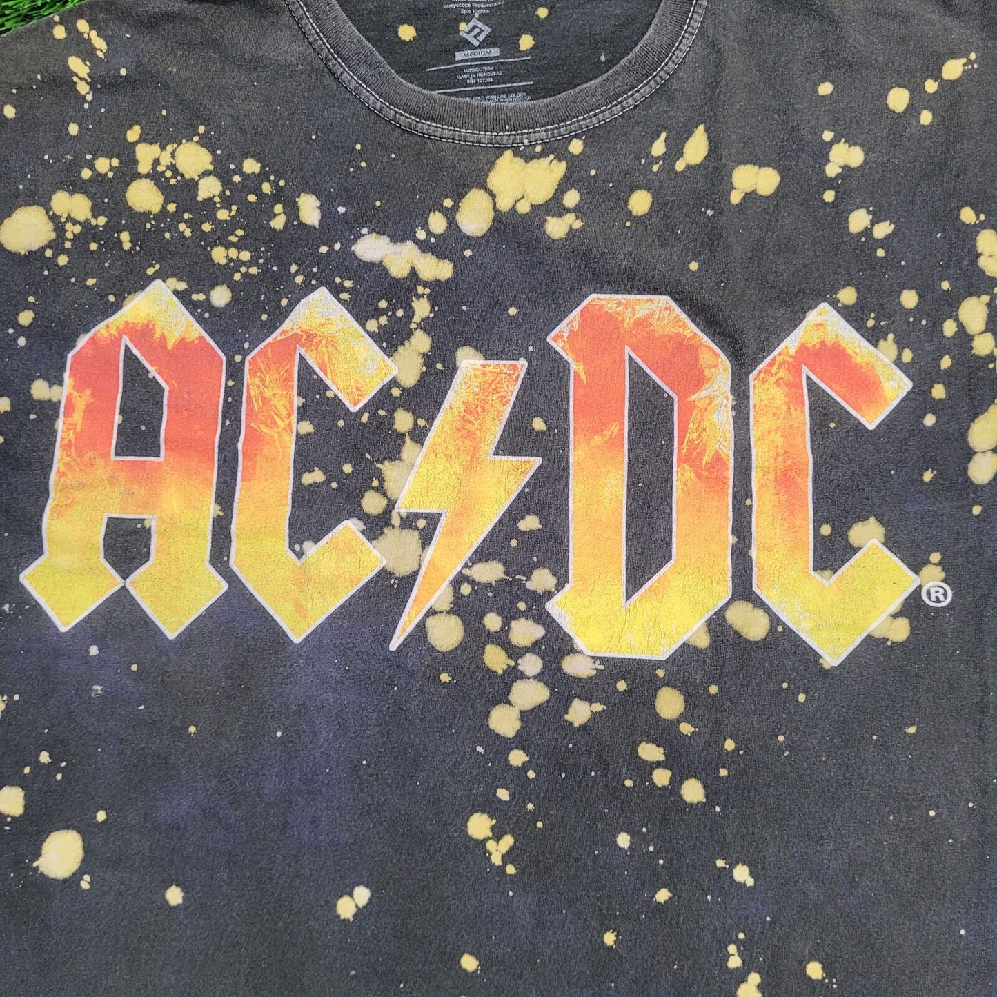 ACDC Rock Shirt Womens Medium 21x26 Black