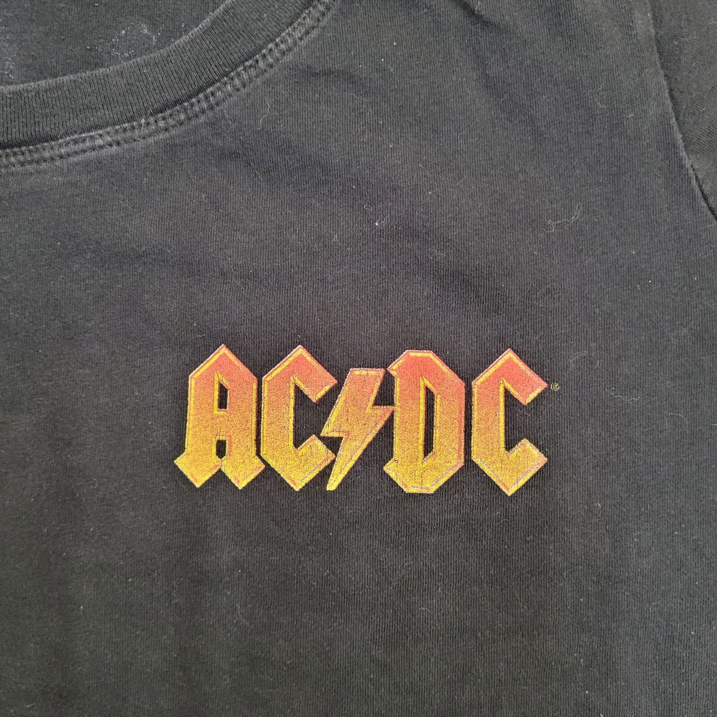 ACDC Lightning Shirt Womens XL 22x25 Black