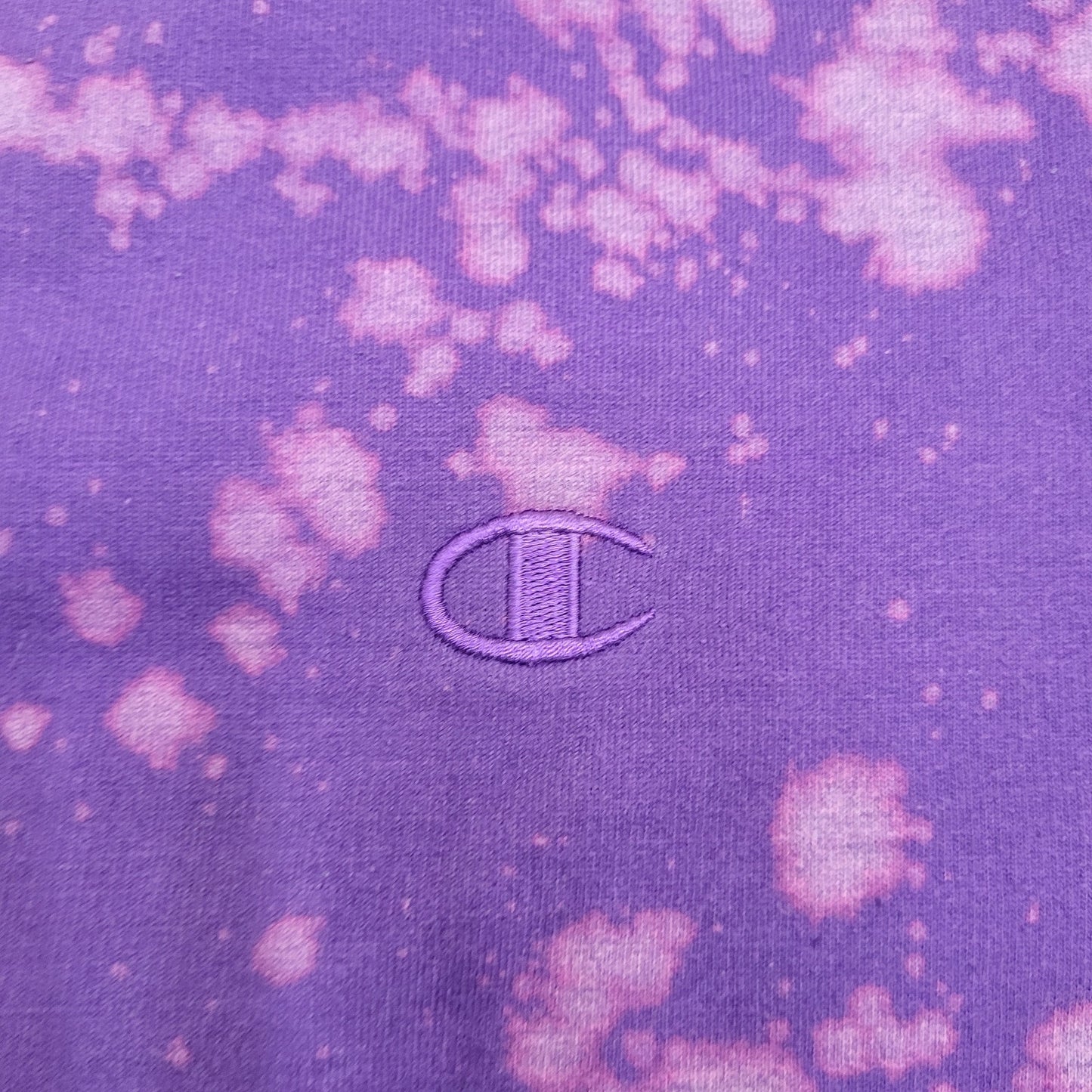 Champion C-Logo Sweatshirt XL 25x27 Bleached Purple