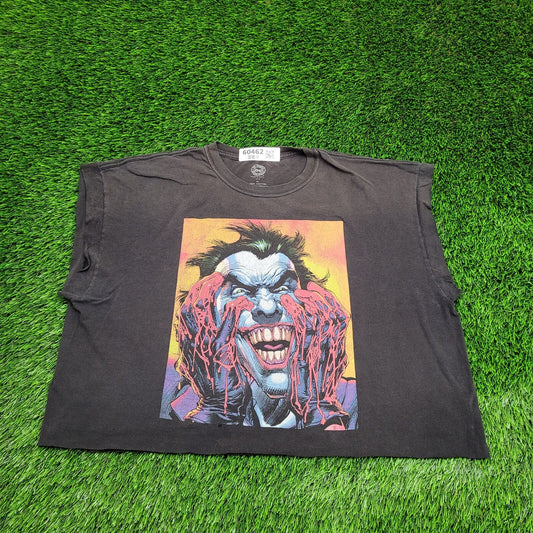 Vintage The-Joker Cropped Tee XL 25x21 Black