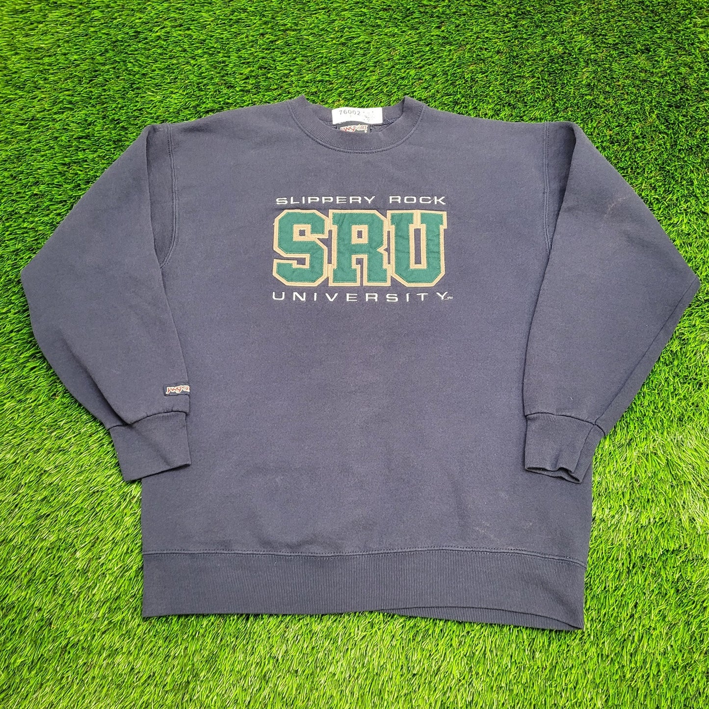 Vintage SRU University Sweatshirt Large 23x28 Navy-Blue USA