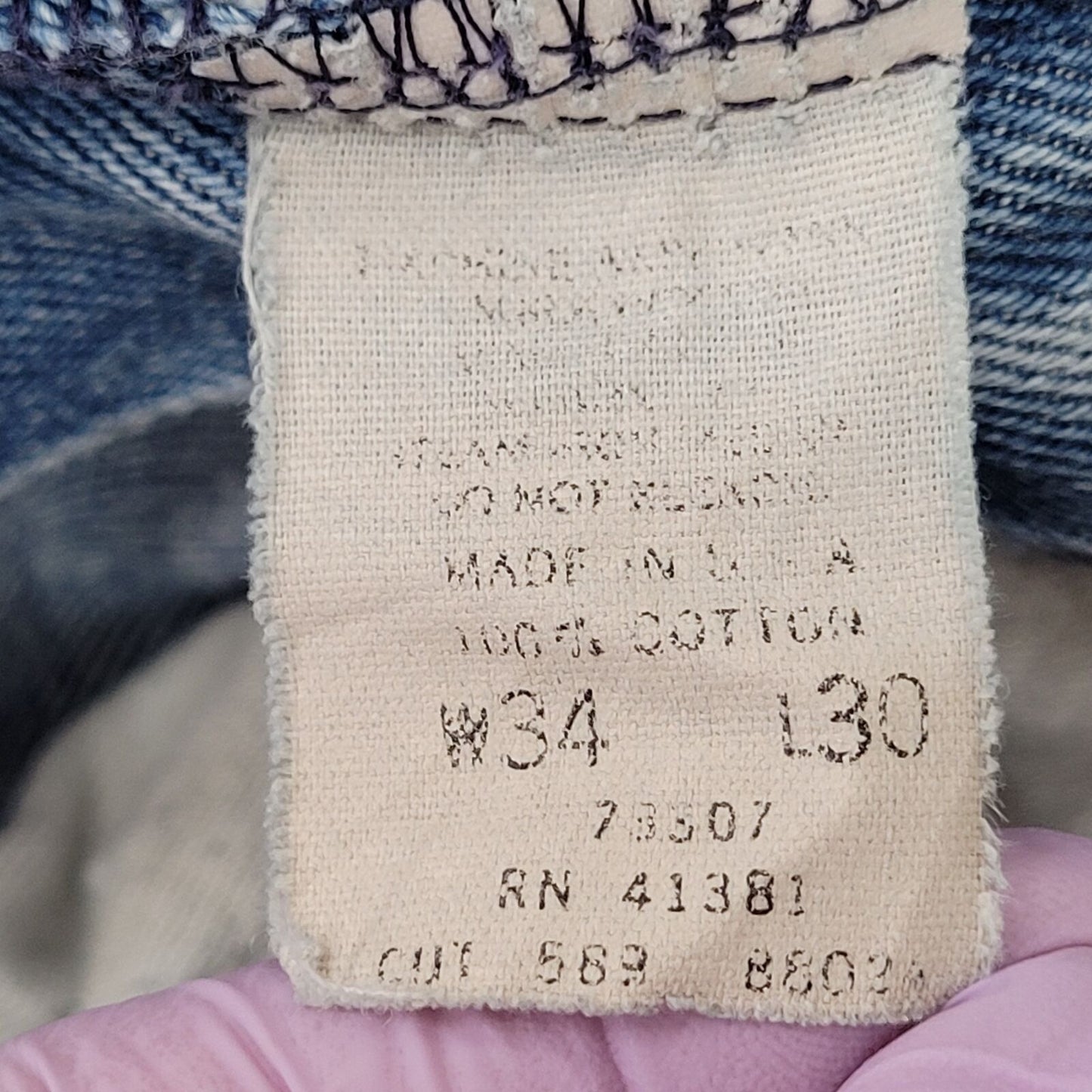 Vintage Ralph-Lauren Jeans 32x28 Faded Stonewash USA